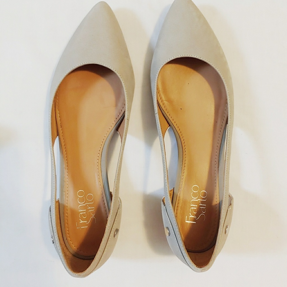 NWOT FRANCO SARTO LEATHER FLATS